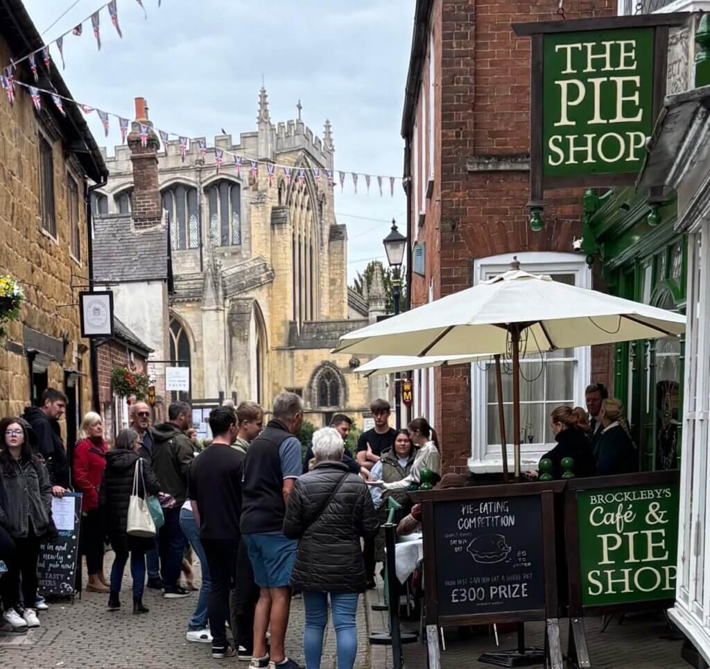 Outside The Pie Shop